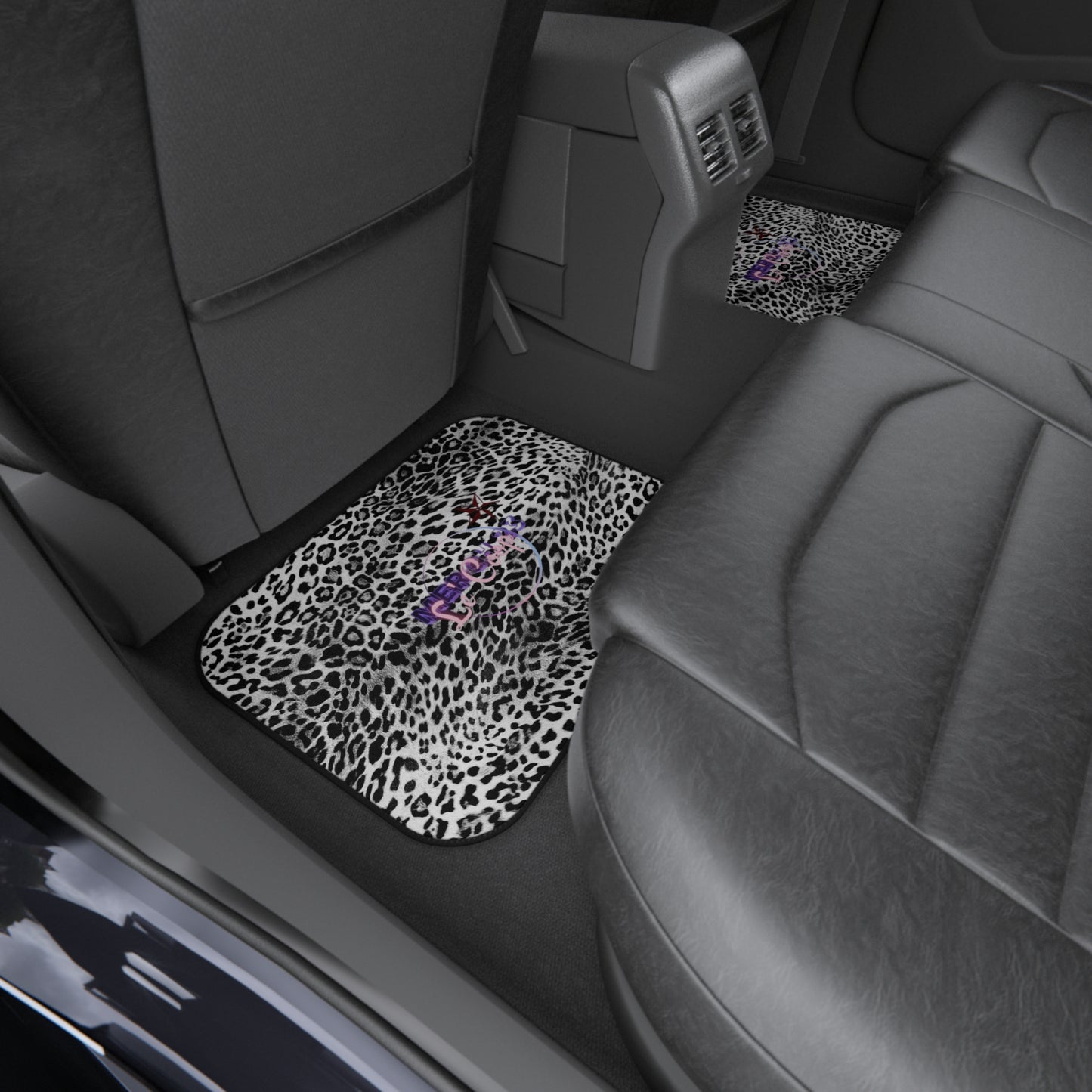 LCM23 Leopard Car Mats (Set of 4)