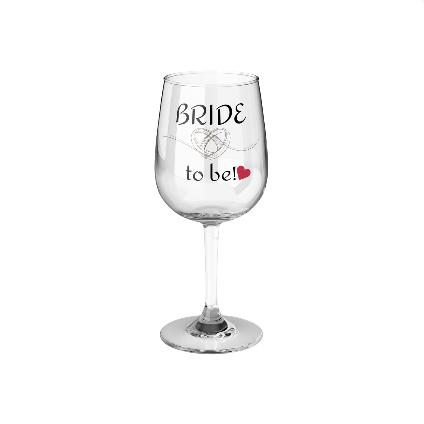 LCM23 Bride to be! Wine Glass, 12oz