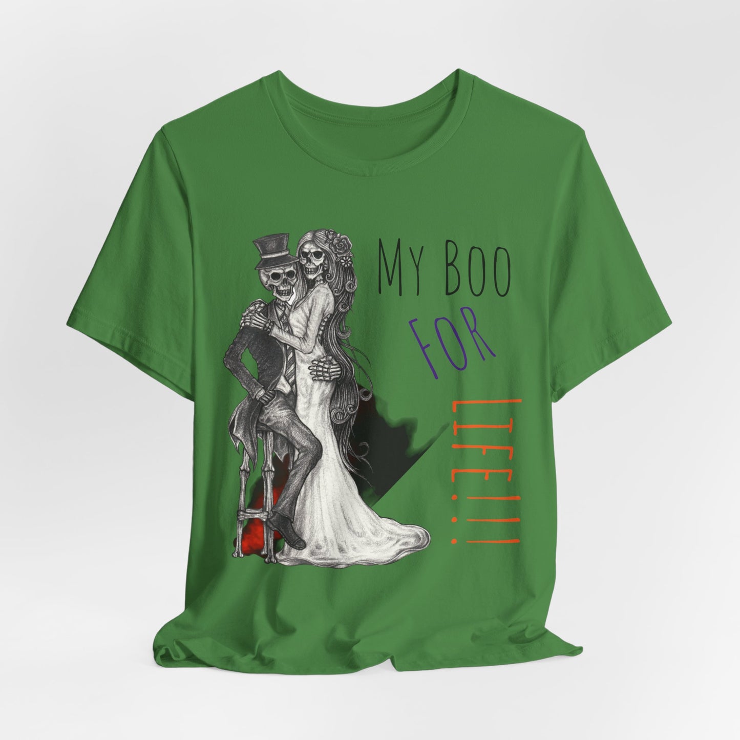 LCM23 My Boo For Life Halloween Unisex Jersey Short Sleeve Tee