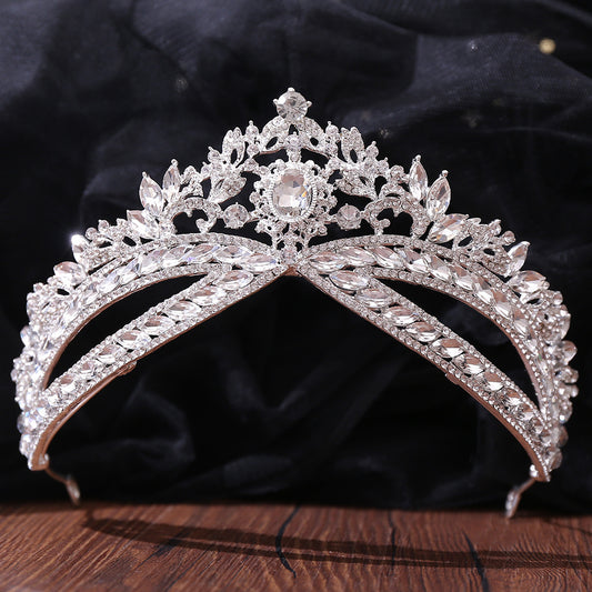 Bridal Rhinestone Wedding Style Crown Accessories