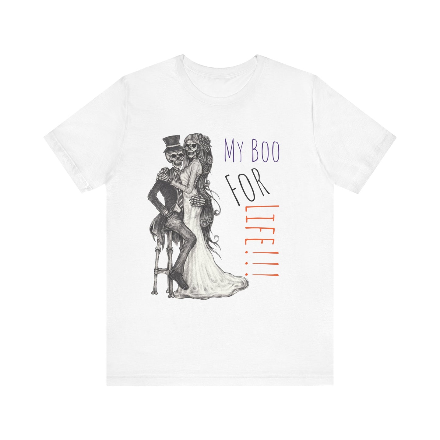 LCM23 My Boo For Life Halloween Unisex Jersey Short Sleeve Tee