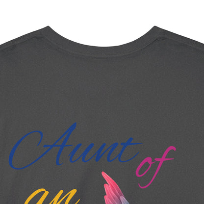 Aunt of an Angel For my family in Honor of Maria Pollock Unisex Heavy Cotton Tee(back customizable for name)