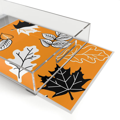 LCM23 Fall Leaves Acrylic Serving Tray