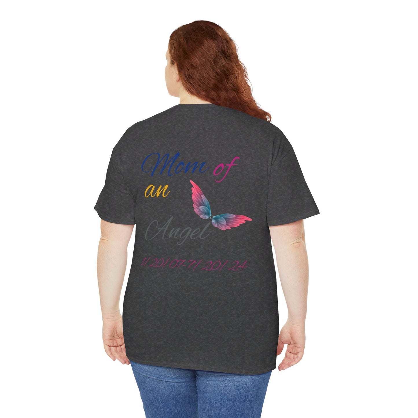 For my family in Honor of Maria Pollock Unisex Heavy Cotton Tee(back customizable for name)