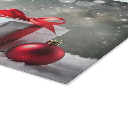 LCM23 Merry & Bright Glass Cutting Board