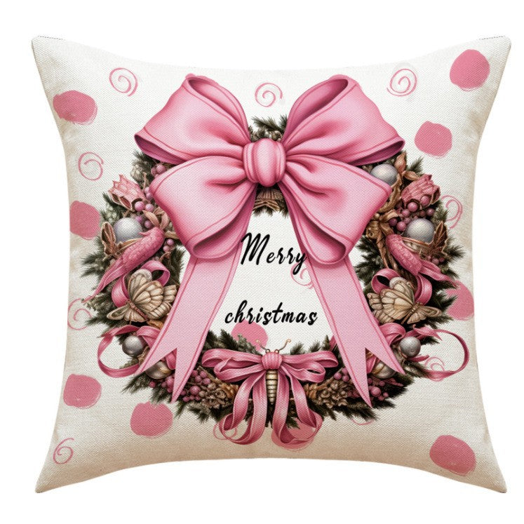 Christmas Pink Pillows