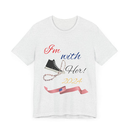 LCM23 I'm With Her/Harris/Walz Unisex Jersey Short Sleeve Tee