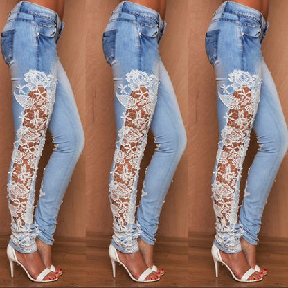 Women's Lace jeans