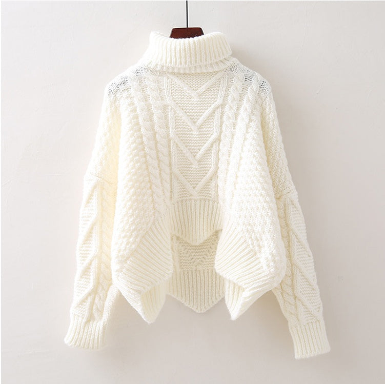 Autumn turtleneck long sleeve knitting pullover Sweater