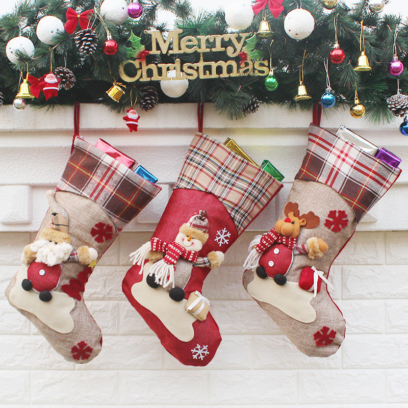 Christmas sock gift bags