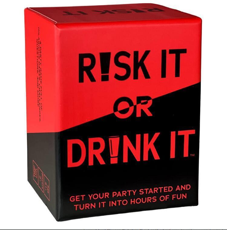 Risk Couples Or Drink It Affectionate Conversation Card