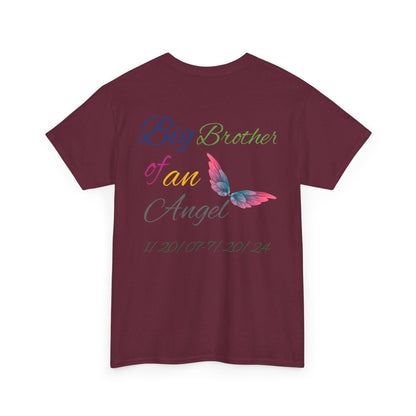 Big Brother  For my family in Honor of Maria Pollock Unisex Heavy Cotton Tee(back customizable for name)