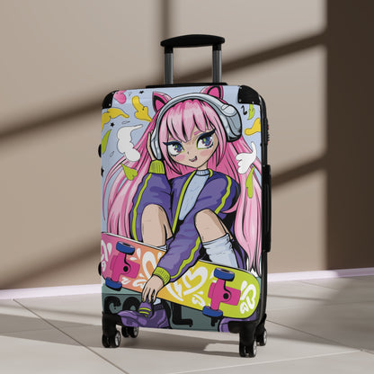 LCM23 Skater Anime Girl Suitcase