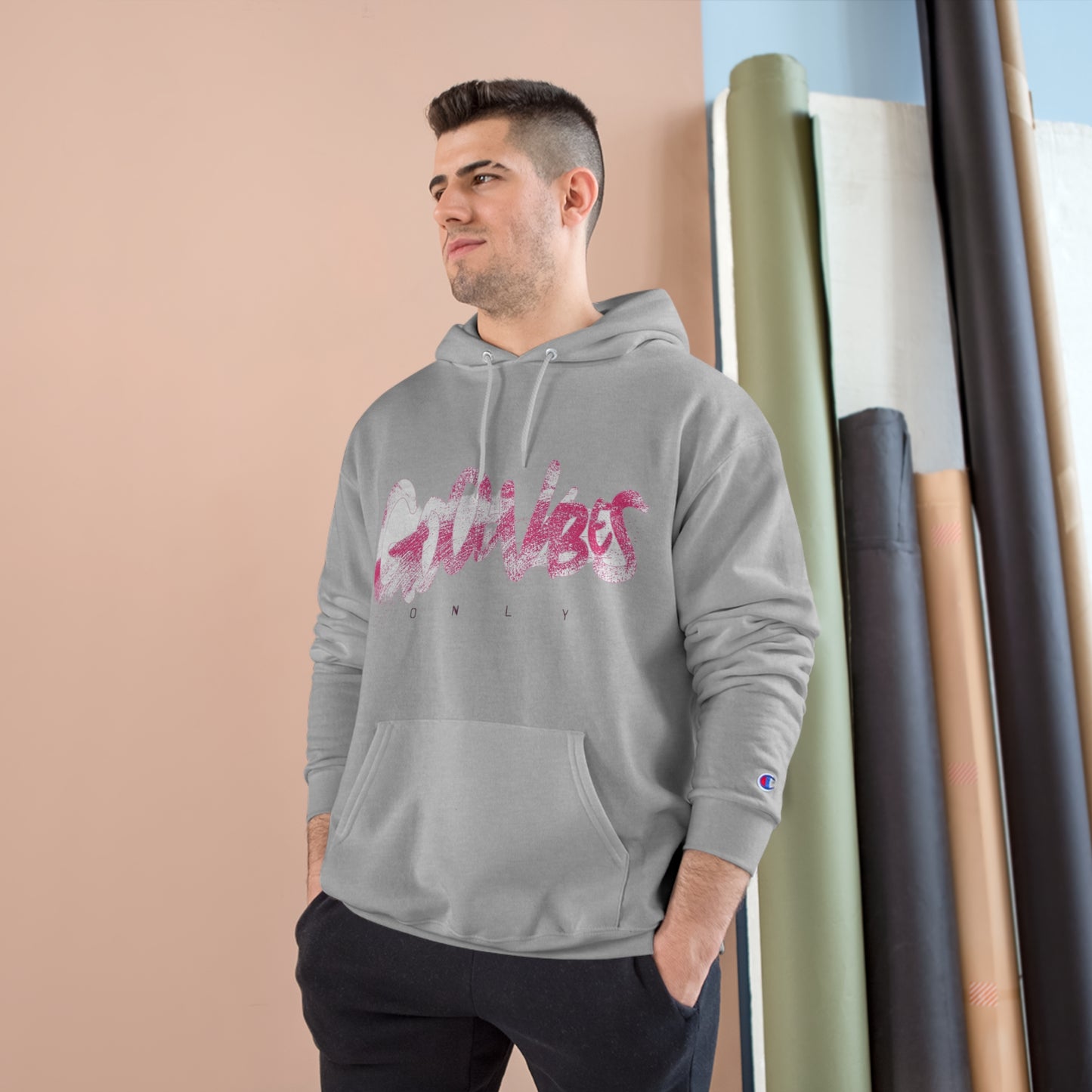 LCM23 Good Vibes Only Champion Hoodie