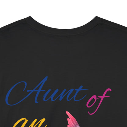 Aunt of an Angel For my family in Honor of Maria Pollock Unisex Heavy Cotton Tee(back customizable for name)