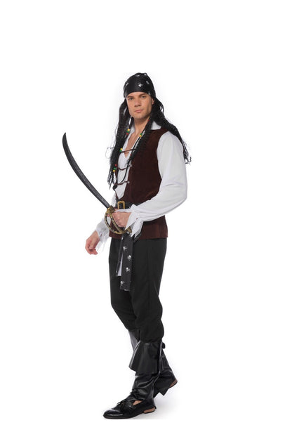 Men's Cosplay Halloween Pirates Of The Caribbean Clothing