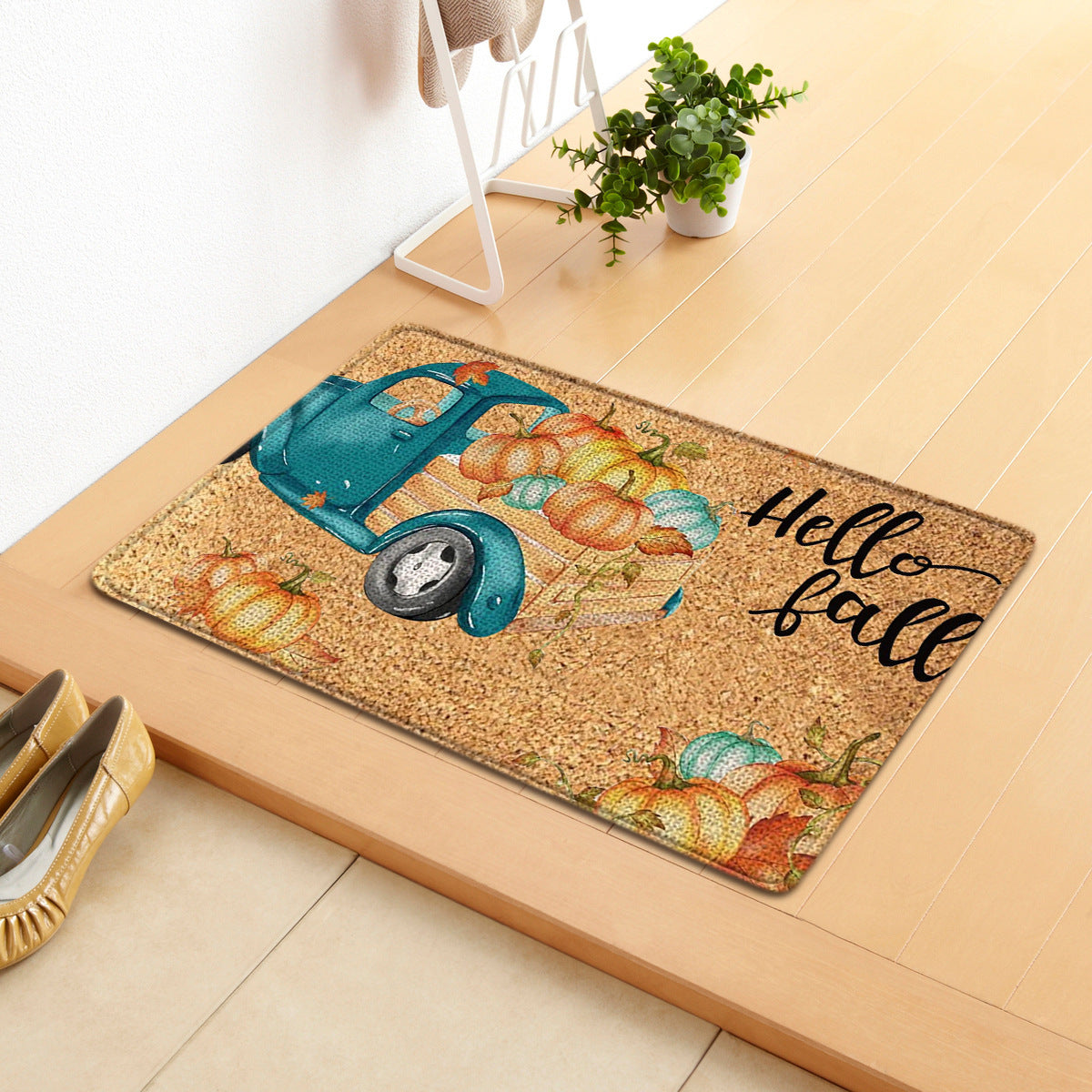 Thanksgiving Day Fall Autumn Pumpkin Doormat