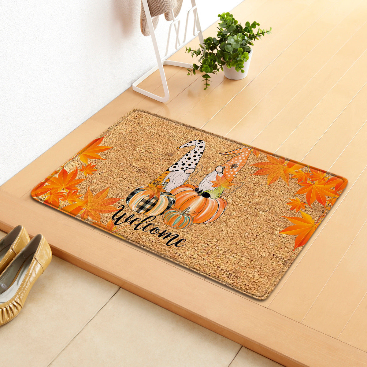 Thanksgiving Day Fall Autumn Pumpkin Doormat