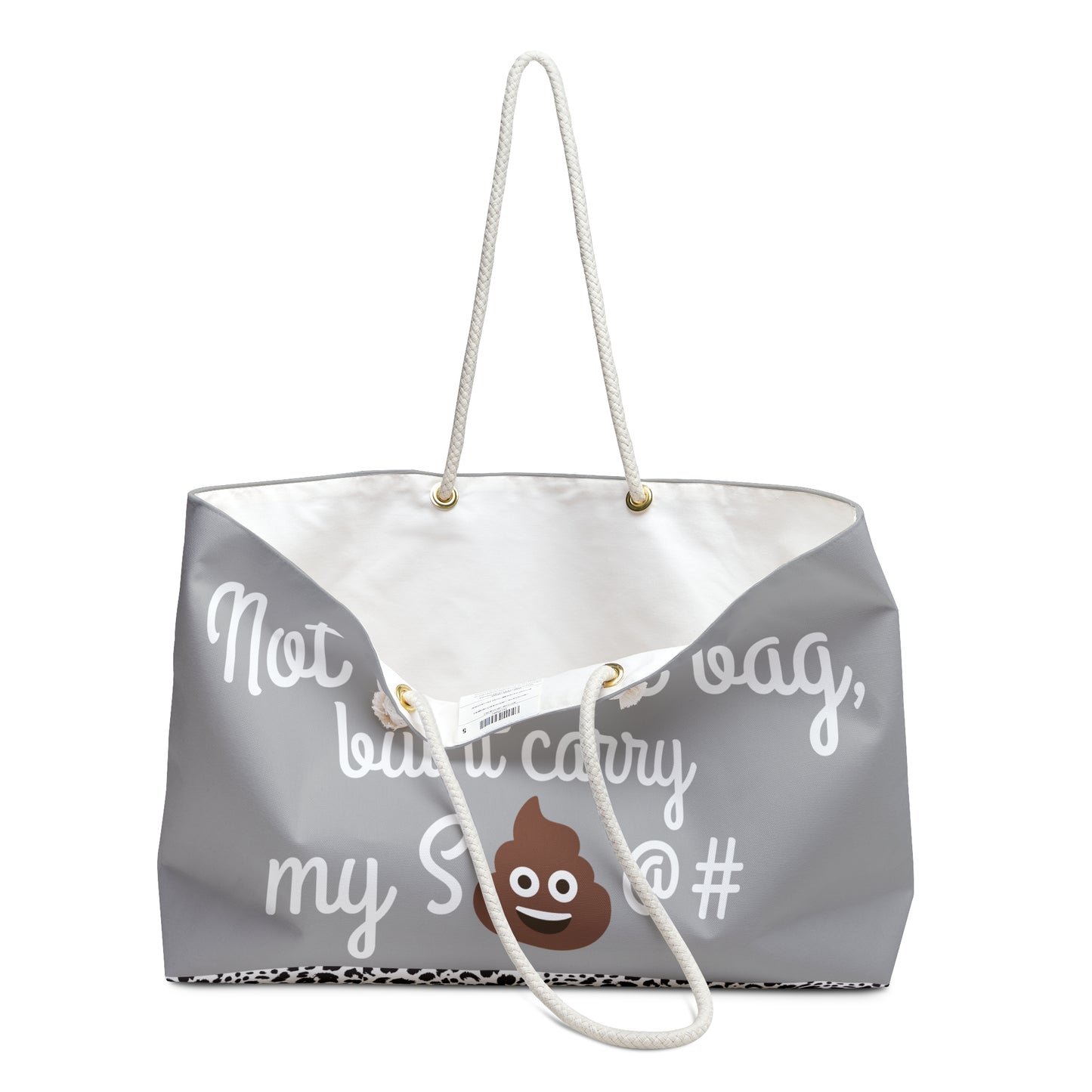 LCM23 Gray/May Not Be A Tote...Weekender Bag