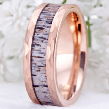 Tungsten Gold Wedding Ring for Men