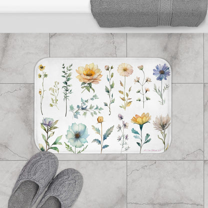 Le' Coop Merch 23 Summer Flowers Bath Mat