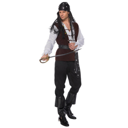 Men's Cosplay Halloween Pirates Of The Caribbean Clothing