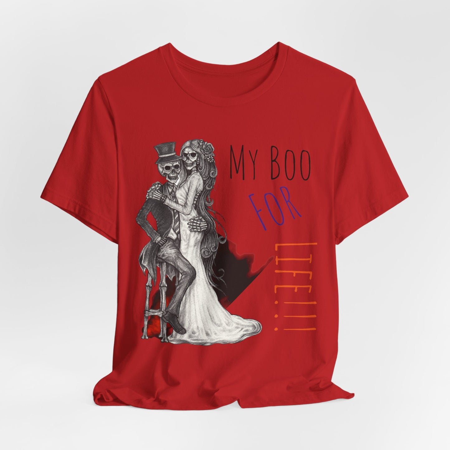 LCM23 My Boo For Life Halloween Unisex Jersey Short Sleeve Tee