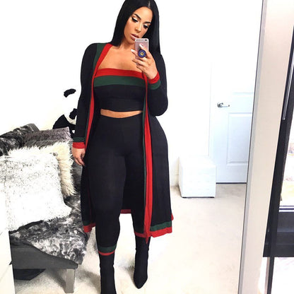 Casual Tracksuit Women 3 Piece Sets