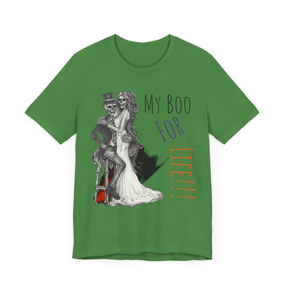 LCM23 My Boo For Life Halloween Unisex Jersey Short Sleeve Tee