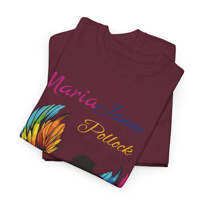 Aunt of an Angel For my family in Honor of Maria Pollock Unisex Heavy Cotton Tee(back customizable for name)