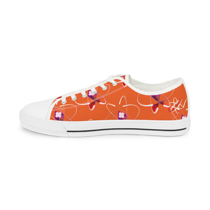 LCM23 Orange Customizable Johnson Atom Mashers Men's Low Top Sneakers