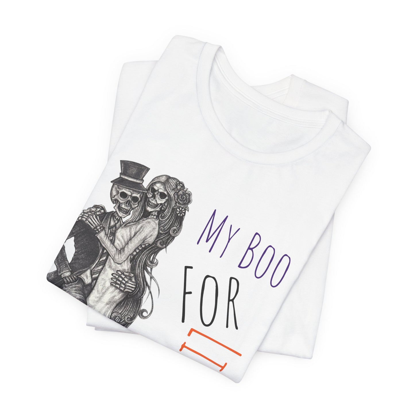 LCM23 My Boo For Life Halloween Unisex Jersey Short Sleeve Tee