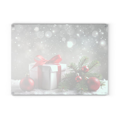 LCM23 Merry & Bright Glass Cutting Board