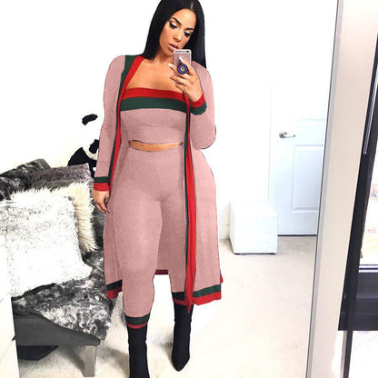 Casual Tracksuit Women 3 Piece Sets