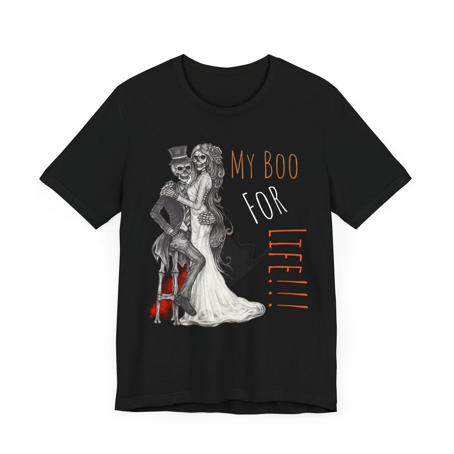 LCM23 My Boo For Life Halloween Unisex Jersey Short Sleeve Tee