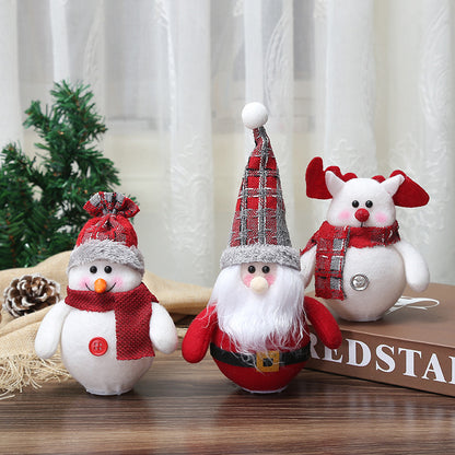 LED Santa Claus Snowman Deer Ornaments Decoration