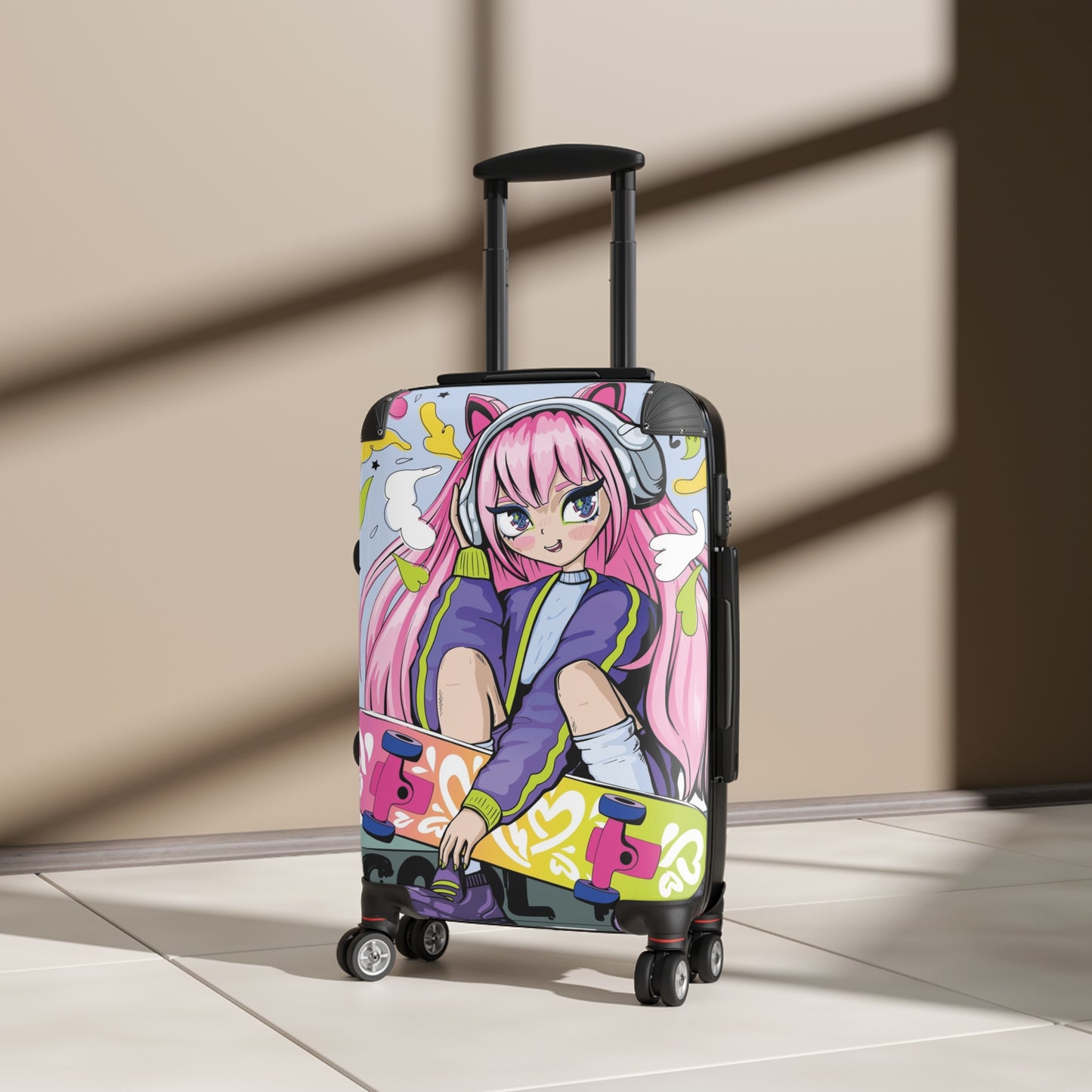 LCM23 Skater Anime Girl Suitcase