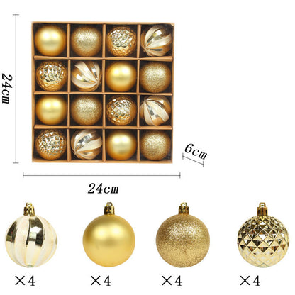 6cm painted Christmas electroplated ball gift box