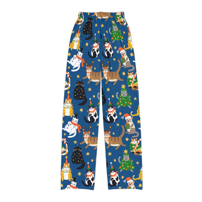 LCM23 Holiday Kitty Xmas Kids Pajama Pants (AOP)