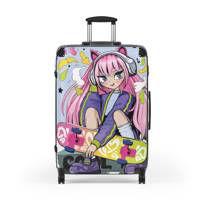 LCM23 Skater Anime Girl Suitcase