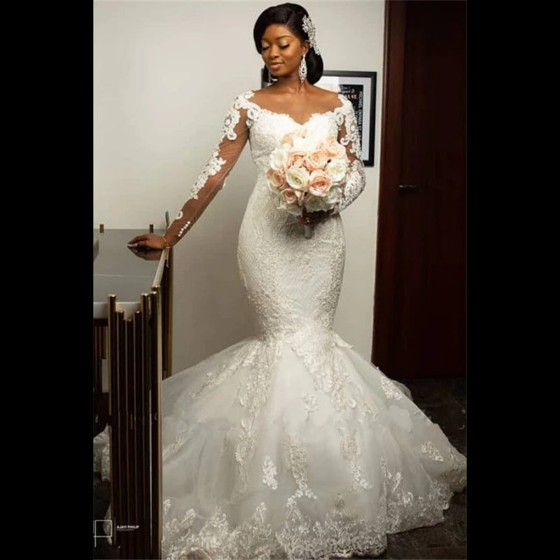 African Mermaid Wedding Dresses