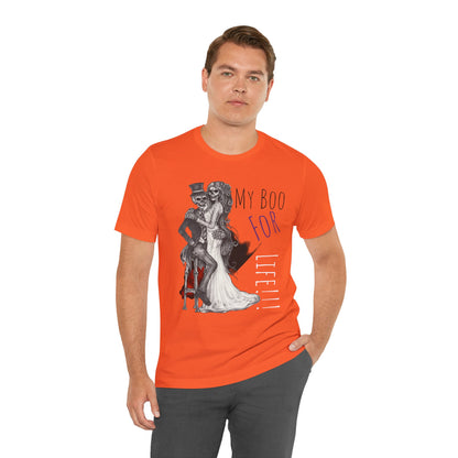 LCM23 My Boo For Life Halloween Unisex Jersey Short Sleeve Tee