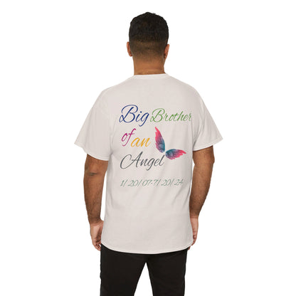 Big Brother  For my family in Honor of Maria Pollock Unisex Heavy Cotton Tee(back customizable for name)