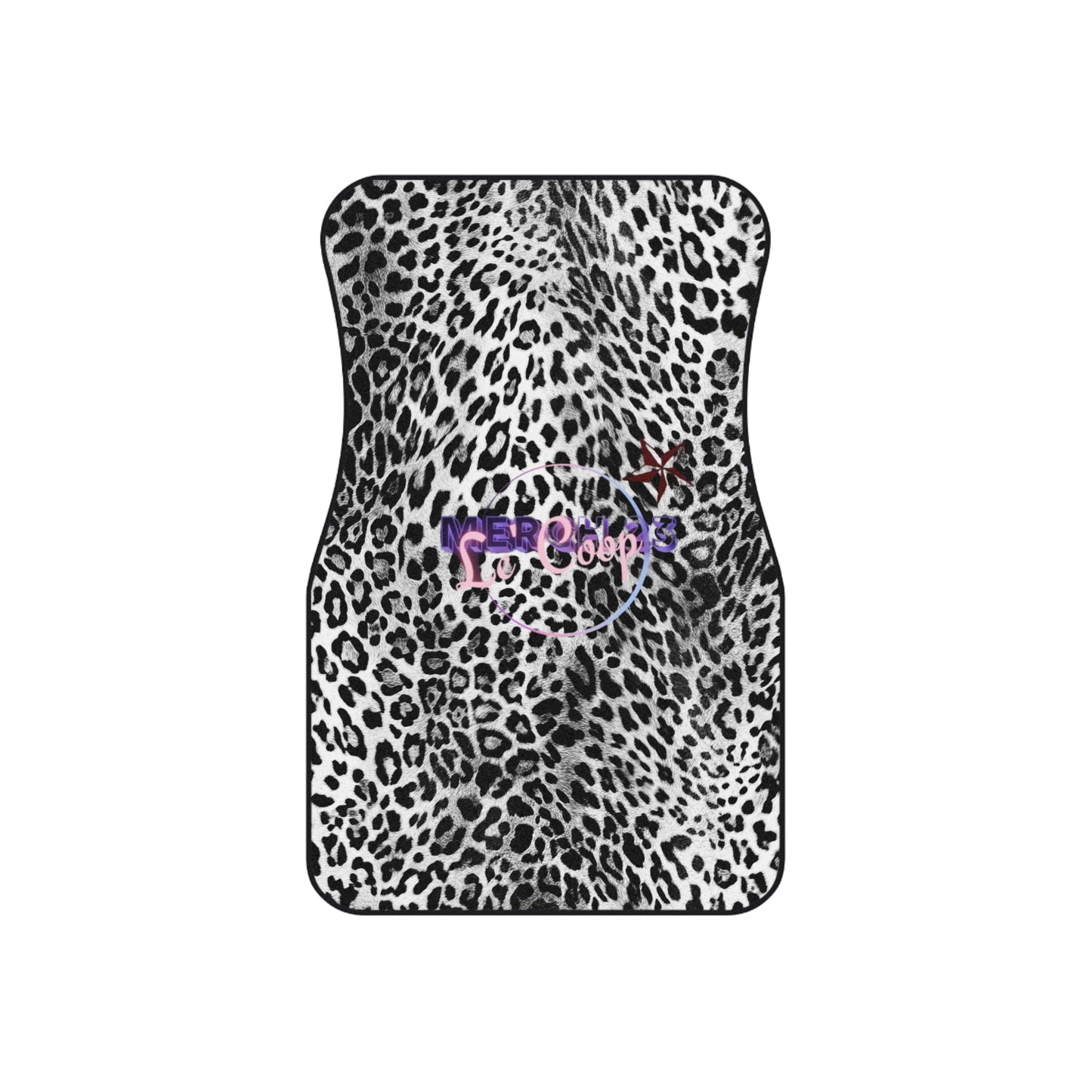 LCM23 Leopard Car Mats (Set of 4)