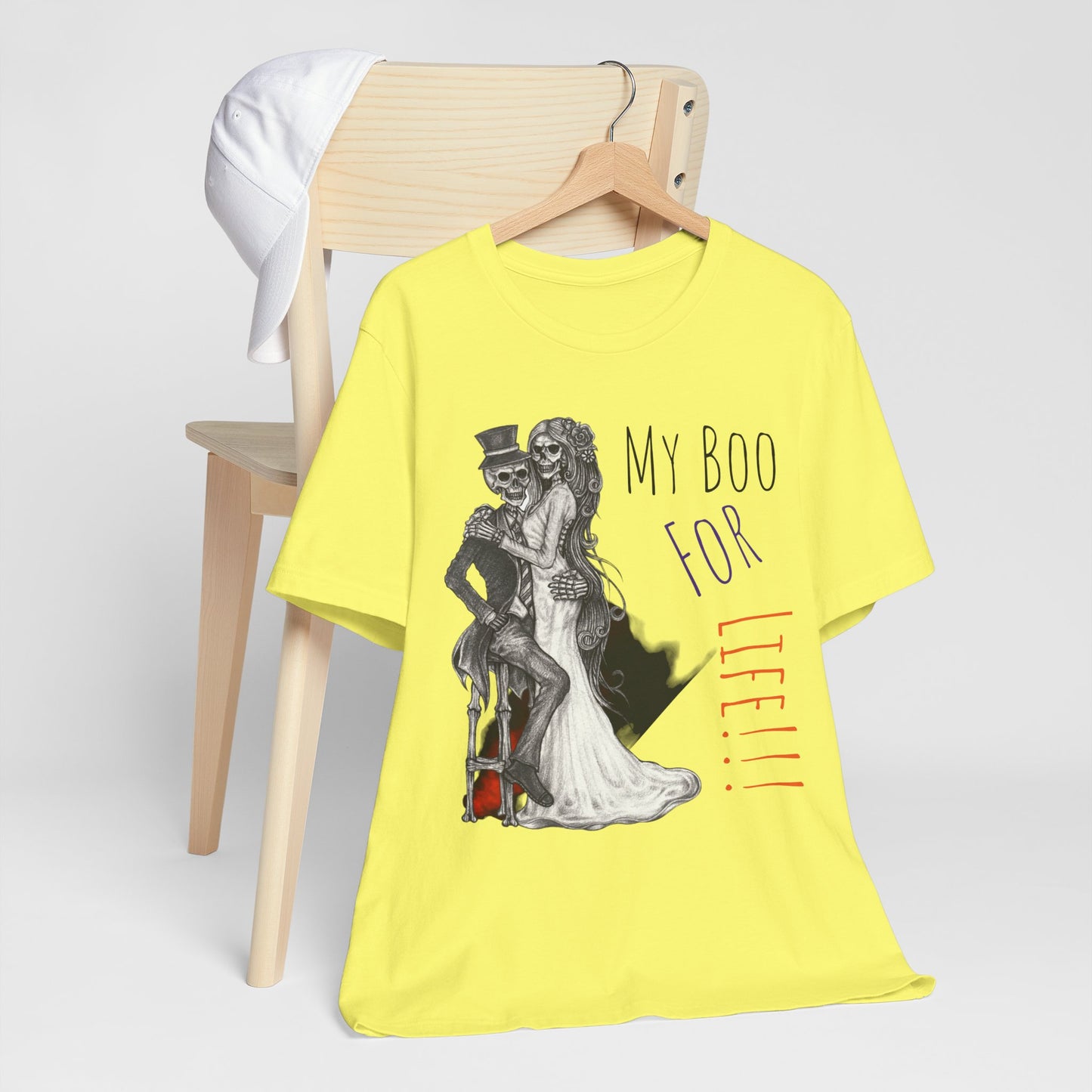 LCM23 My Boo For Life Halloween Unisex Jersey Short Sleeve Tee