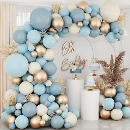 Haze Blue Balloon Garland Suit