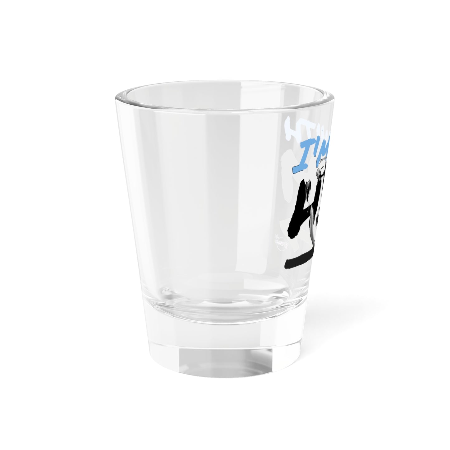 LCM23 I'm With Him Shot Glass, 1.5oz