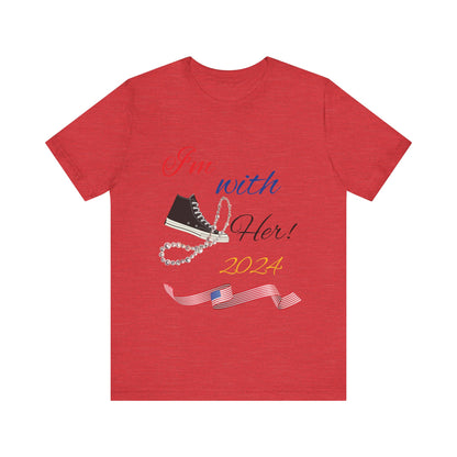 LCM23 I'm With Her/Harris/Walz Unisex Jersey Short Sleeve Tee