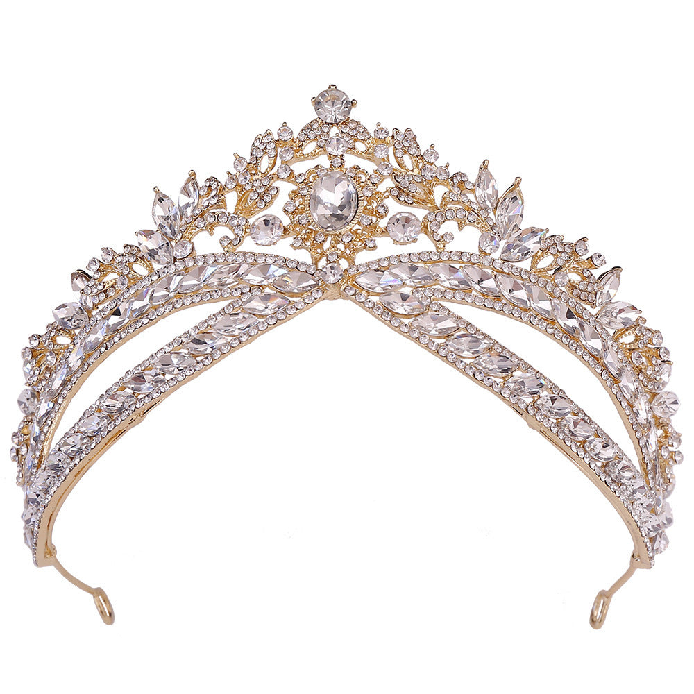 Bridal Rhinestone Wedding Style Crown Accessories