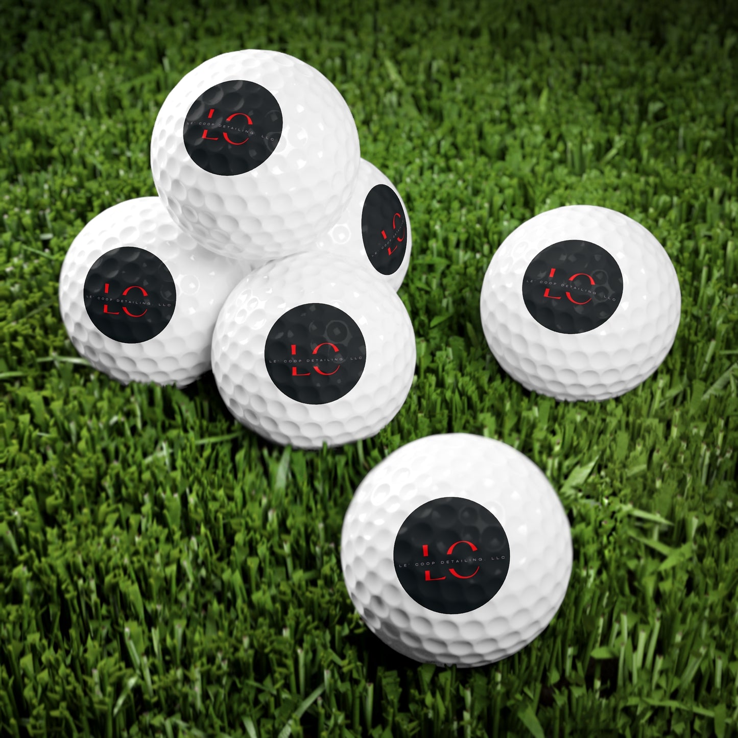 Le' Coop Detailint LLC Golf Balls, 6pcs